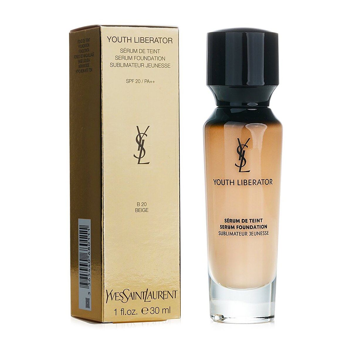 Yves Saint Laurent 유스 리버레이터 세럼 파운데이션 SPF 20 B20 베이지 30ml/1oz