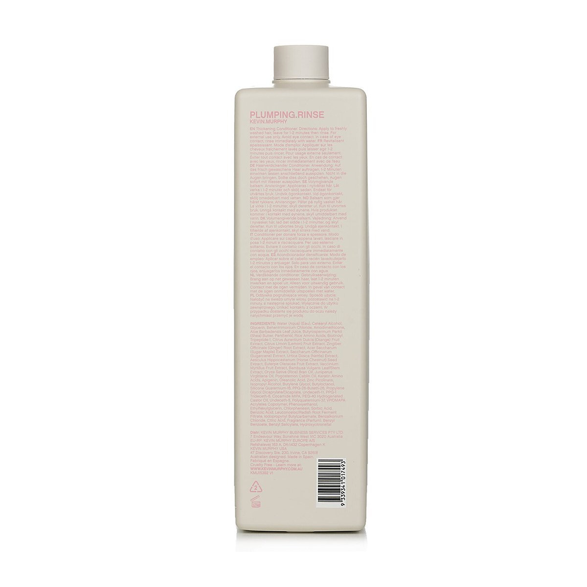 Kevin.Murphy Plumping.Rinse Balsam de Densifiere (Balsam pentru Păr Mai Gros - Pentru Păr Subțiat) 1000ml/33.6oz