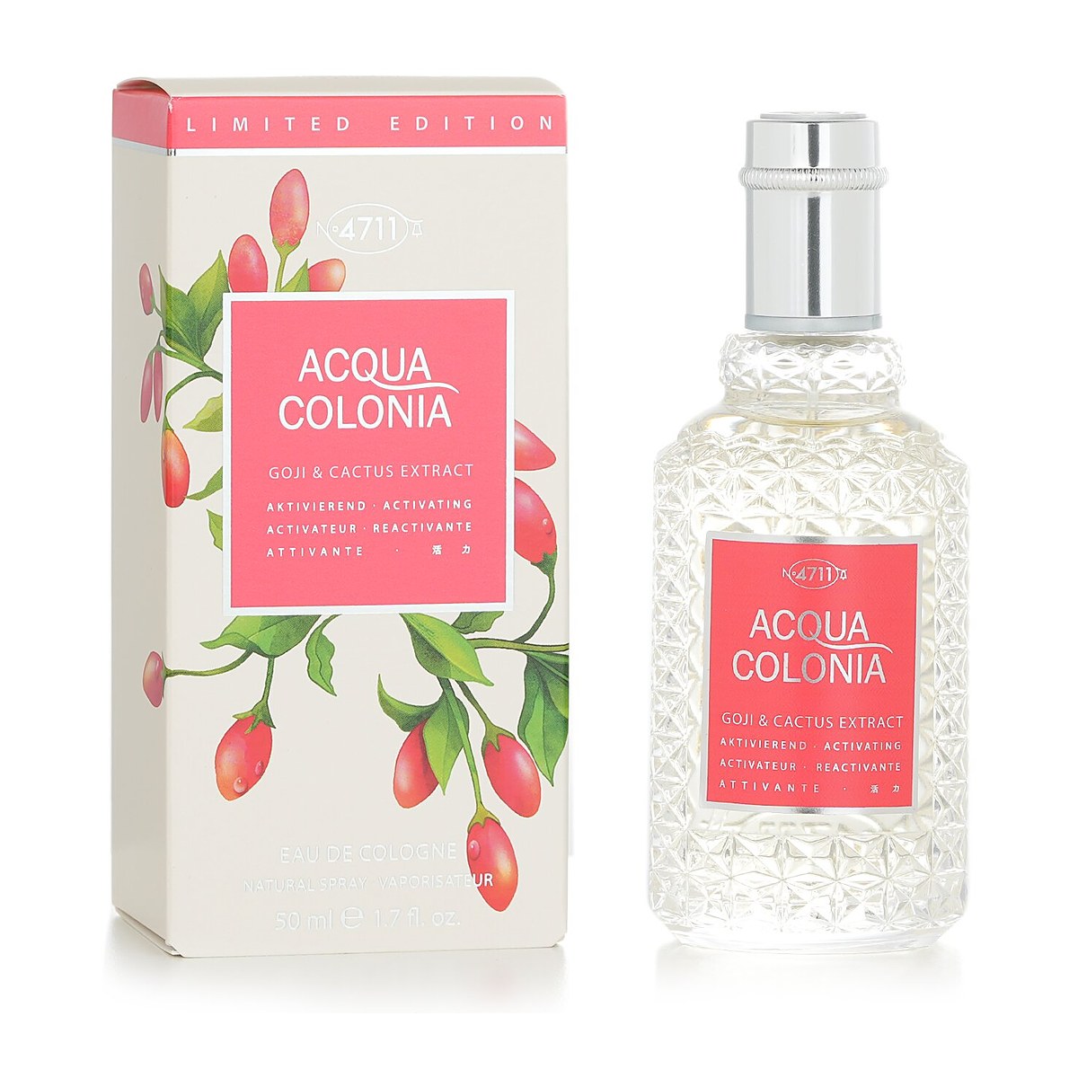 4711 Acqua Colonia Goji & Cactus Extract Eau De Cologne Spray 50ml/1.7oz