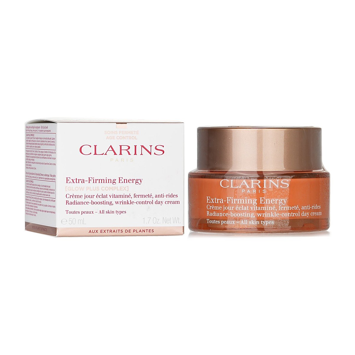 Clarins Eritt&auml;in kiinteytt&auml;v&auml;, s&auml;teily&auml; lis&auml;&auml;v&auml;, ryppyj&auml; hillitsev&auml; p&auml;iv&auml;voide 50ml/1.7oz