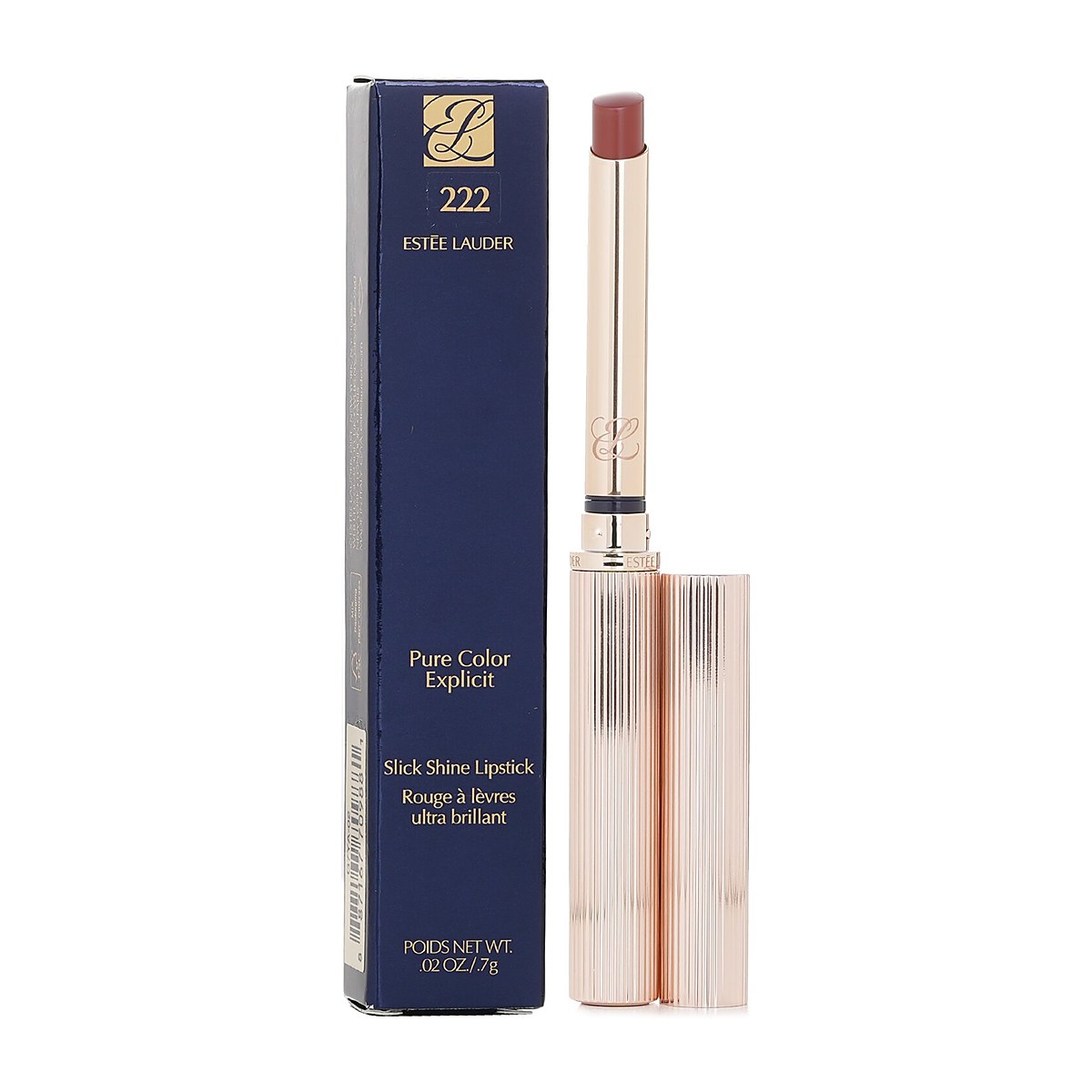 Estee Lauder Pure Color Explicit Slick Shine Lipstick 222 Heat Of The Moment 0.7g