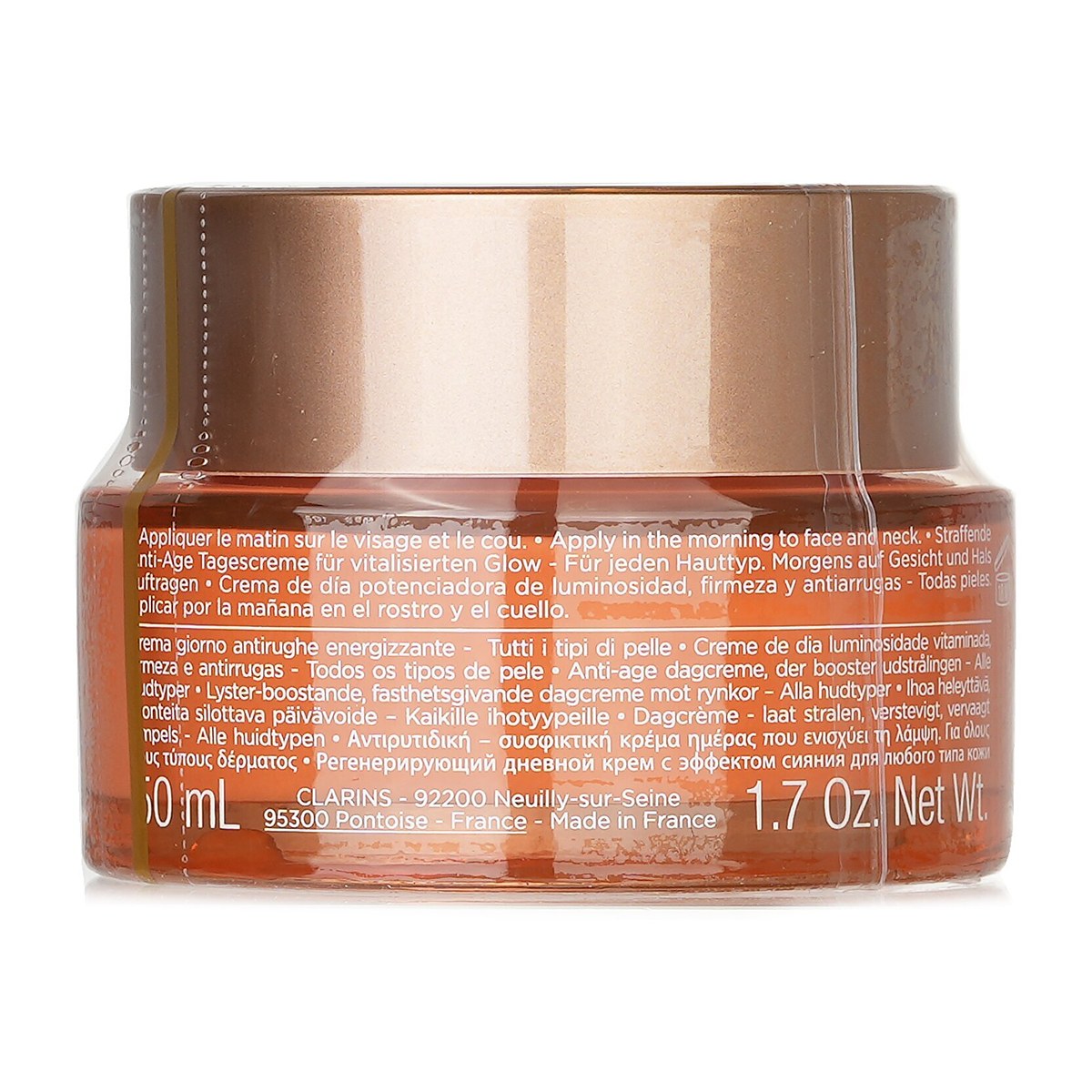 Clarins Eritt&auml;in kiinteytt&auml;v&auml;, s&auml;teily&auml; lis&auml;&auml;v&auml;, ryppyj&auml; hillitsev&auml; p&auml;iv&auml;voide 50ml/1.7oz