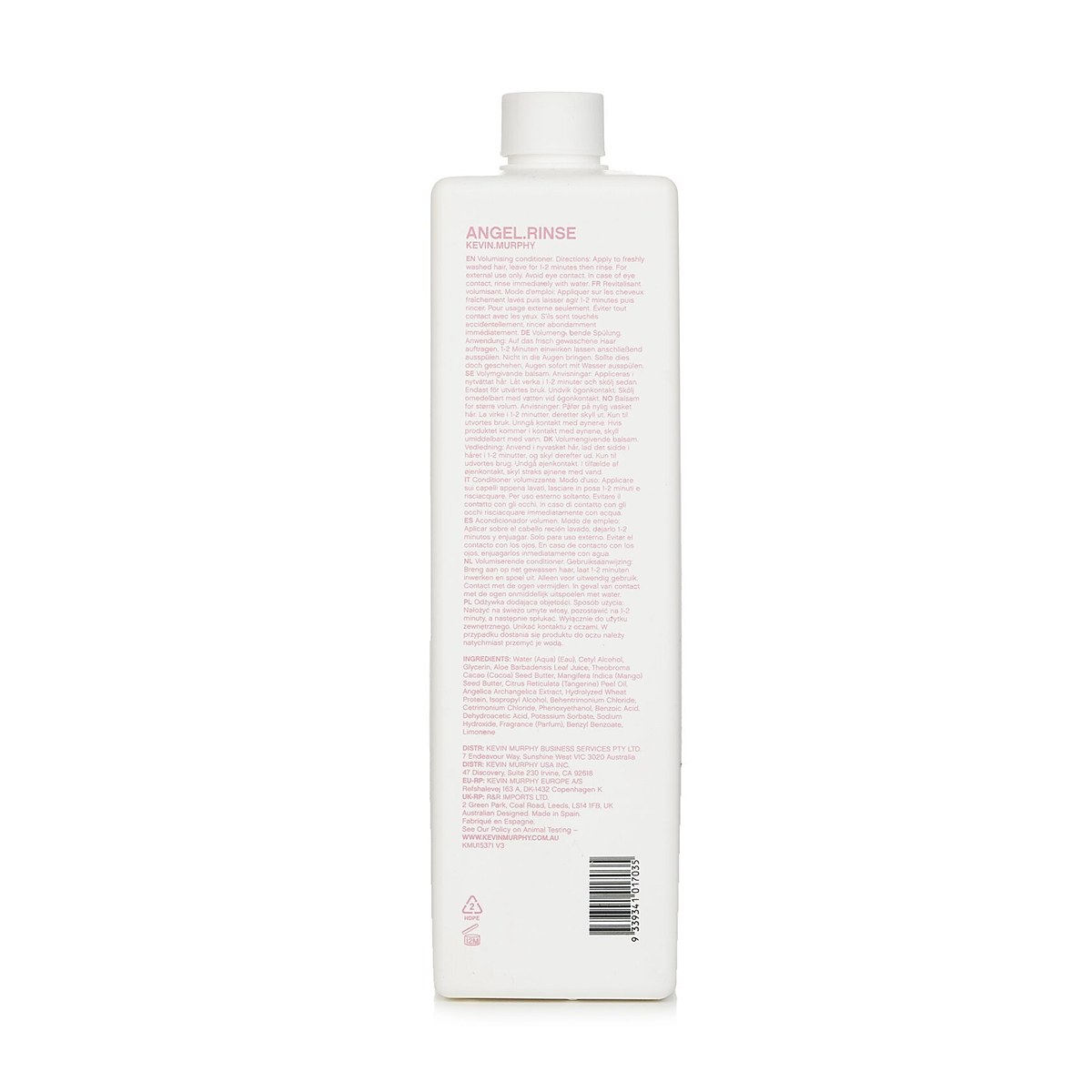 Kevin.Murphy Angel.Rinse (A Volumising Conditioner - For Fine Coloured Hair) 1000ml/33.8oz