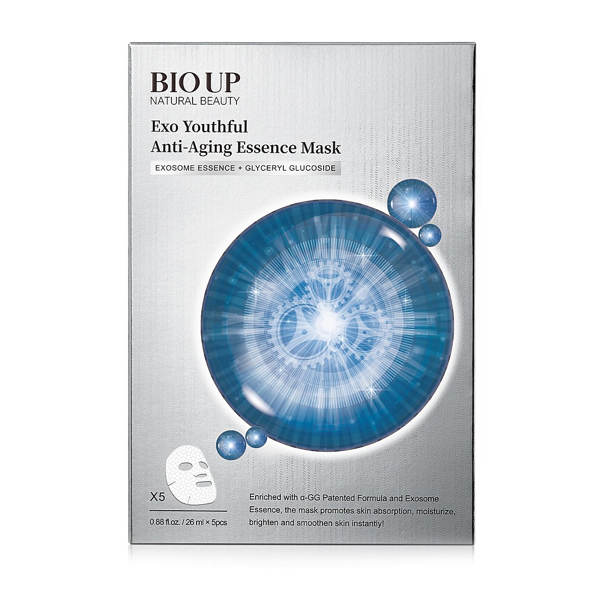 Natural Beauty Bio Up Exo Youthful Anti-Aging Essence Mask 26ml x 5pcs