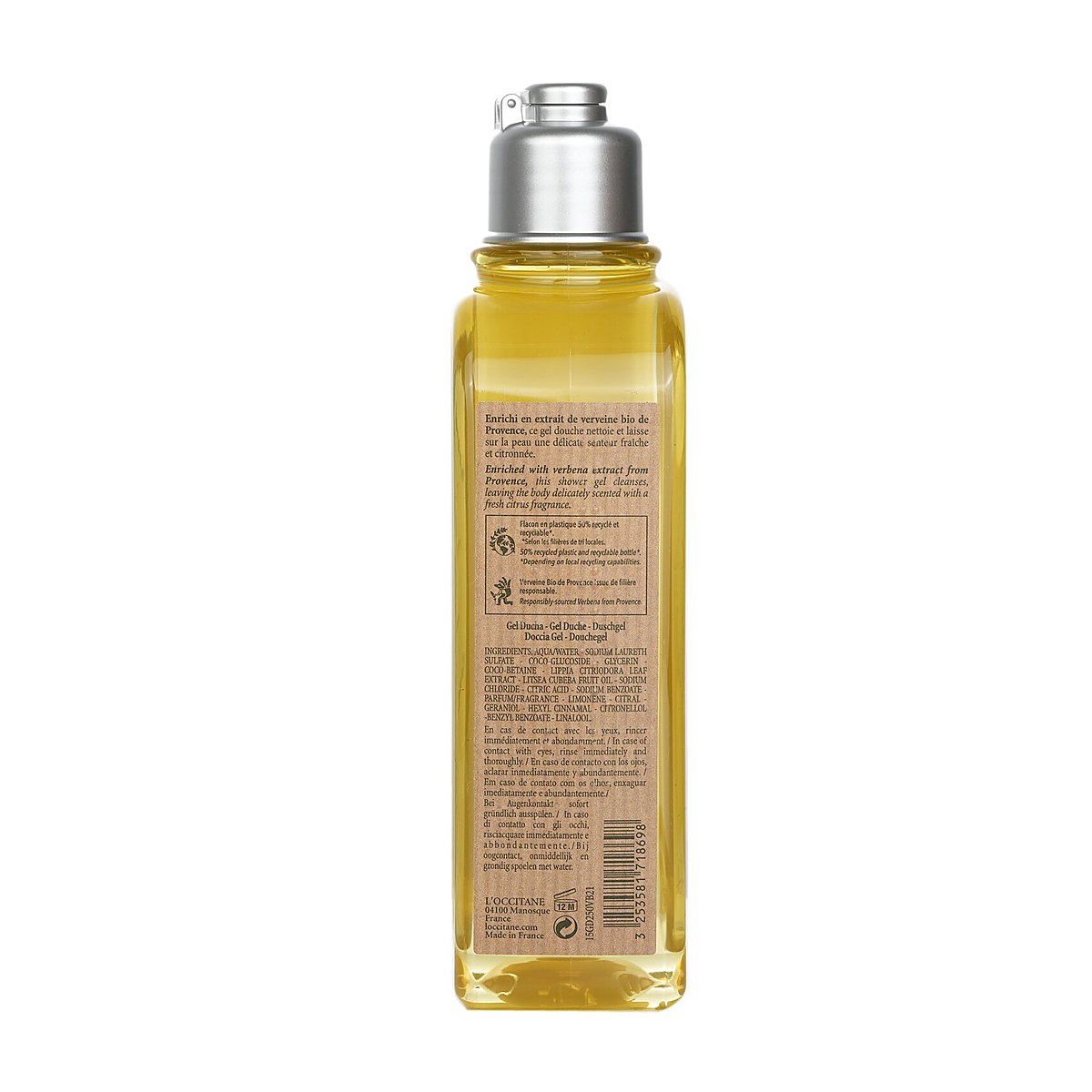 L'Occitane Sprchov&yacute; gel citrusov&yacute; spor&yacute;&scaron; Verveine Agrumes (Citrus Verbena) Shower Gel 250ml/8.4oz