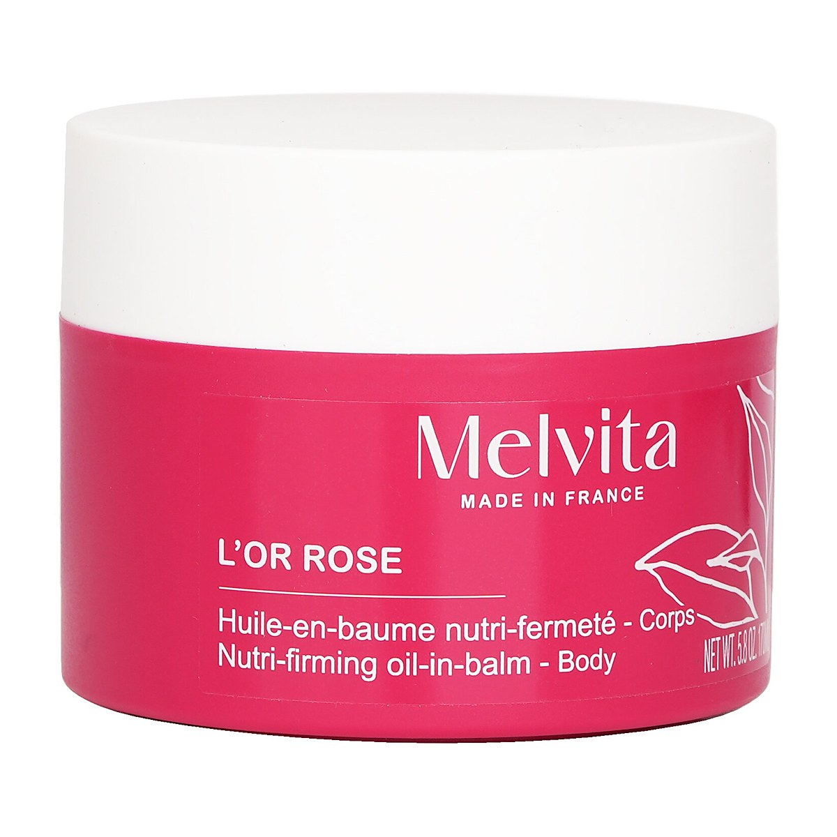 Melvita L'Or Rose Nutri Firming Oil In Balm- Body 170ml/5.8oz
