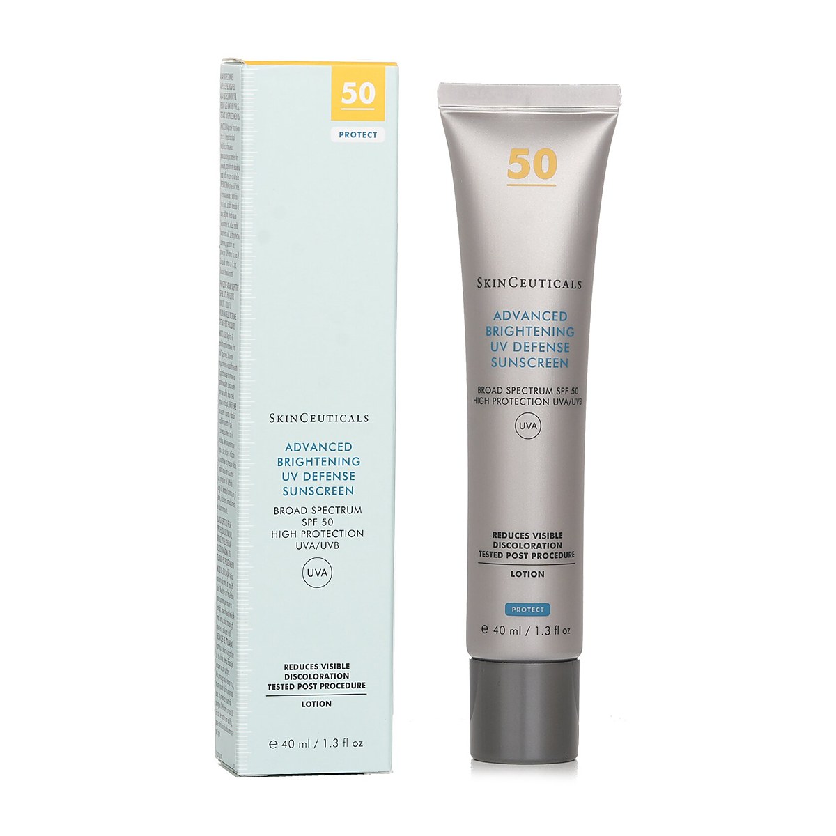 Skin Ceuticals Advanced Brightening UV Defense Sunscreen - Broad Spectrum SPF 50 High Protection UVA/UVB 40ml/1.3oz