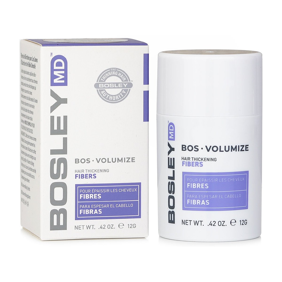 Bosley ألياف تكثيف الشعر - بني فاتح 12g/0.42oz