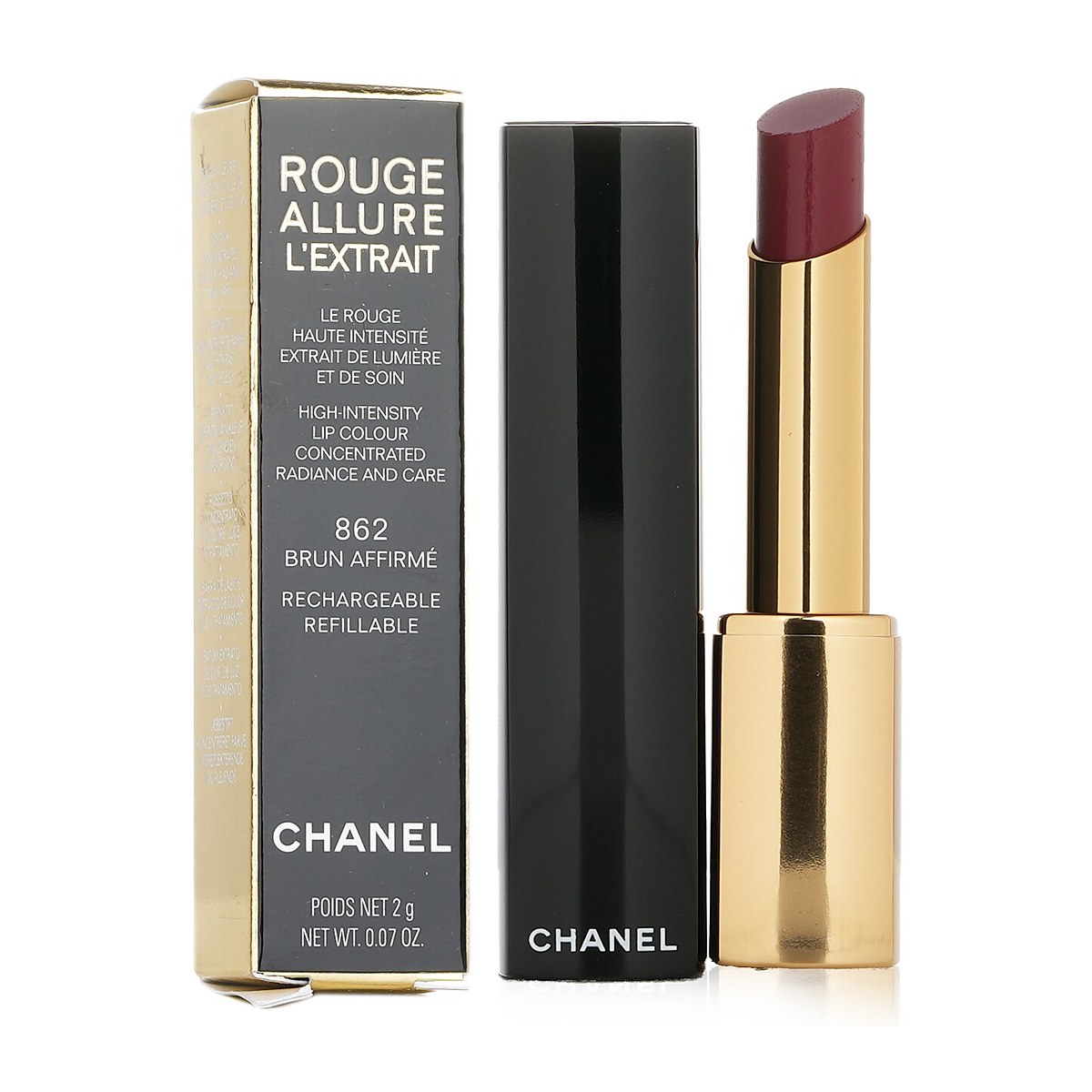Chanel Rouge Allure L&rsquo;extrait Lipstick 862 Brun Affirme 2g/0.07oz