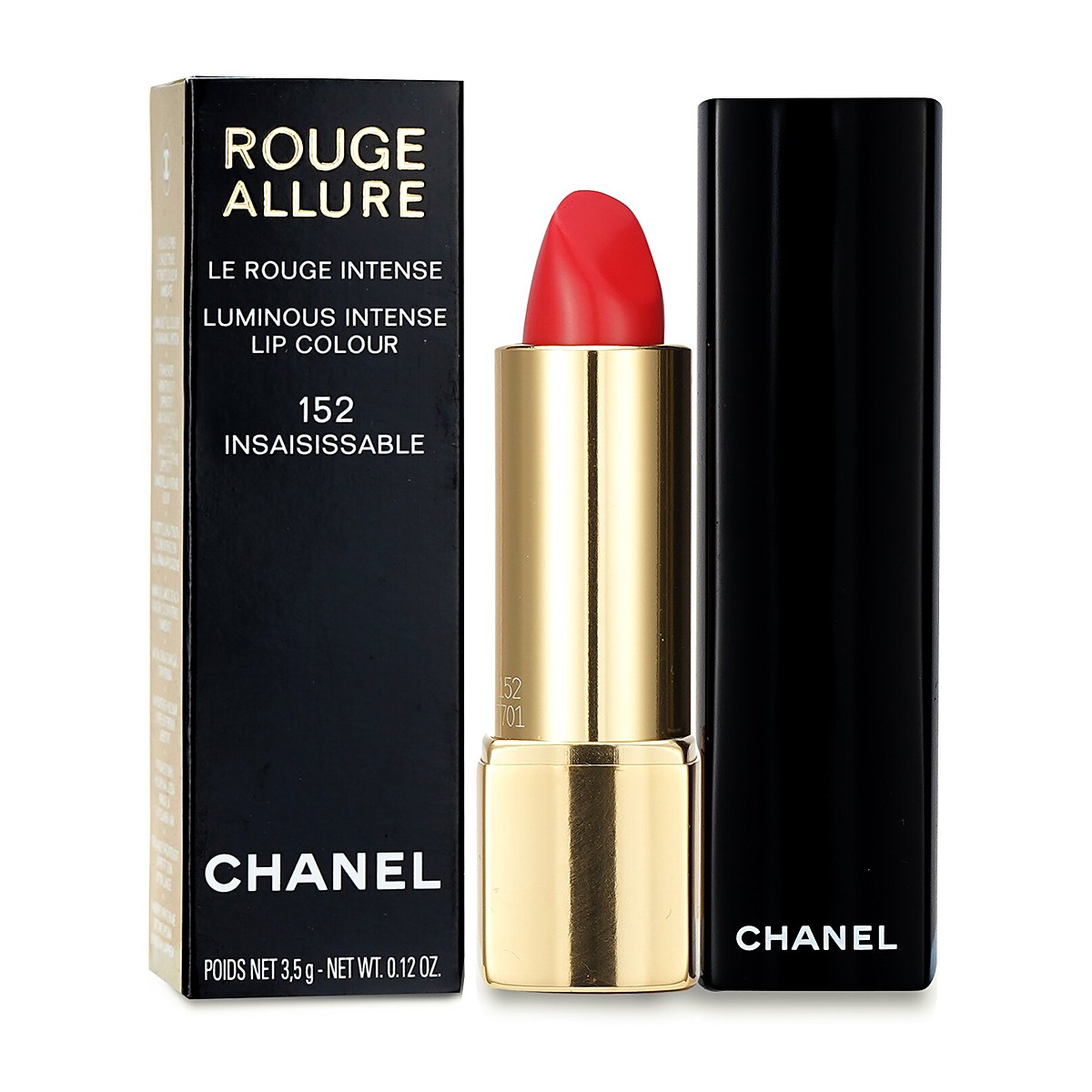 Chanel Intenzivn&iacute; rtenka Rouge Allure Luminous Intense Lip Colour 152 Insaisissable 3.5g/0.12oz