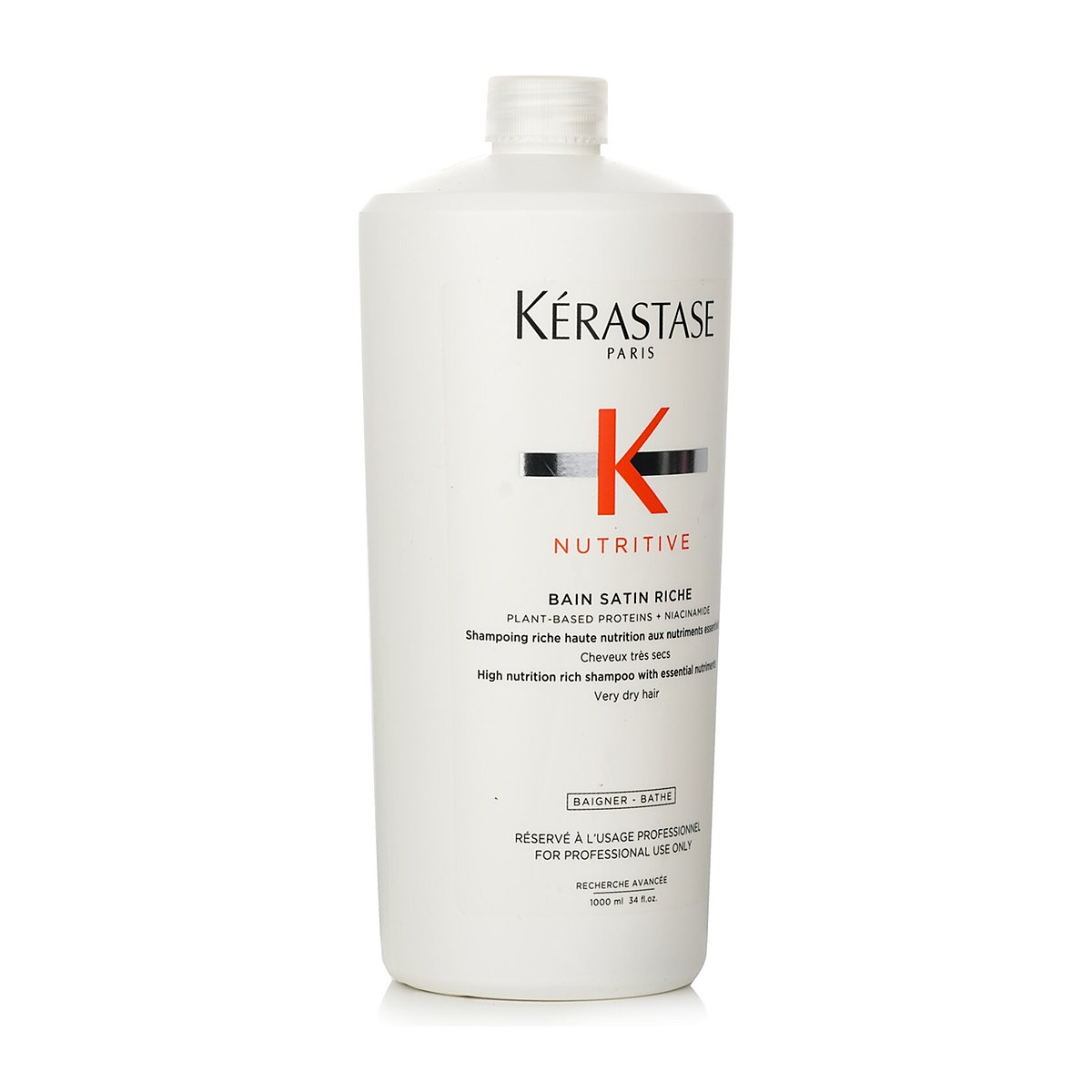 Kerastase Nutritive Bain Satin Riche 滋养浴发乳 (非常干燥头发) 1000ml/34oz