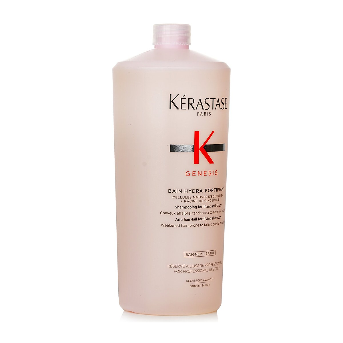 Kerastase Genesis Bain Hydra-Fortifiant 抗脱发强化保湿护发洗发水（弱发，容易因破损而掉落） 1000ml/34oz