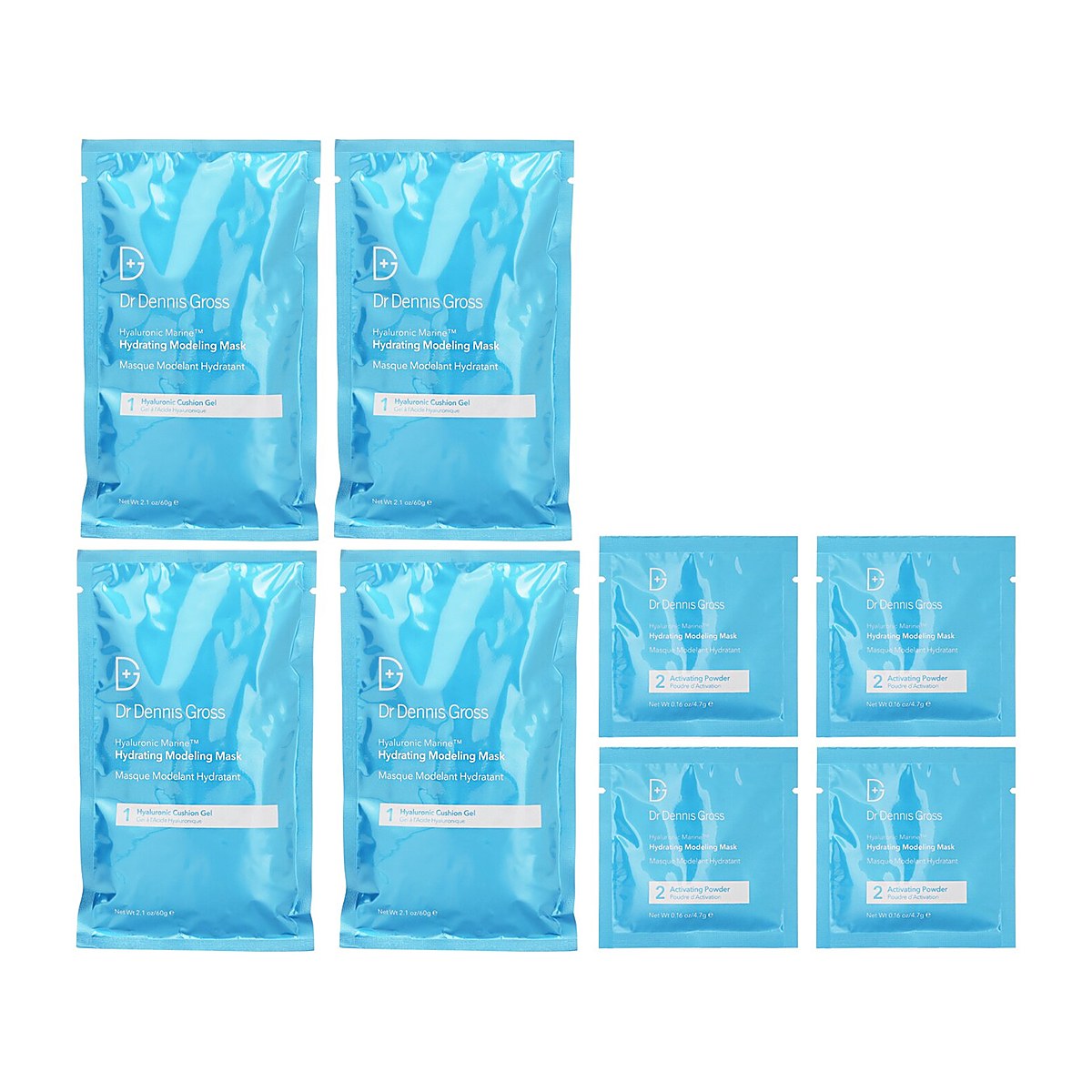 Dr Dennis Gross Mặt nạ dưỡng ẩm Hyaluronic Marine 4 Treatments