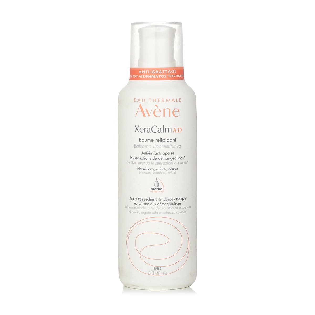 Avene XeraCalm A.D Lipid-Replenishing Balm - For Very Dry Skin Prone to Atopic Dermatitis or Itching(Random Packing) 400ml/13.5oz