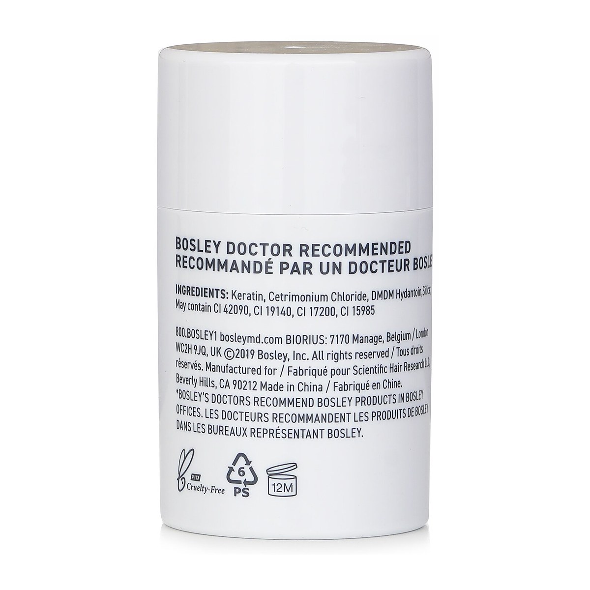Bosley ألياف تكثيف الشعر - بني فاتح 12g/0.42oz