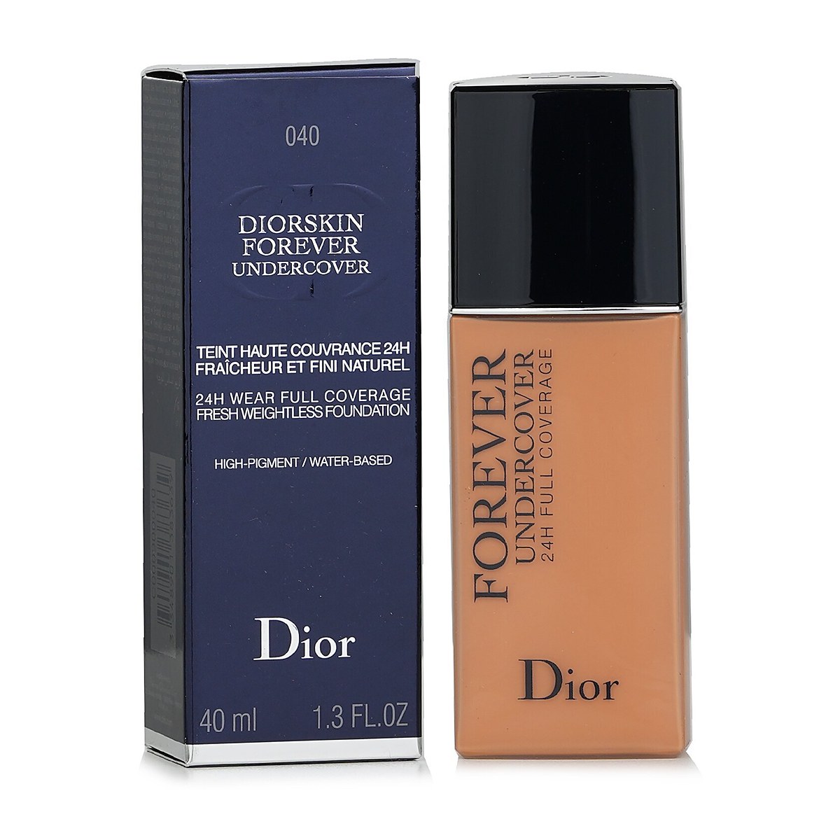 Christian Dior Podkład do twarzy Diorskin Forever Undercover 24H Wear Full Coverage Water Based Foundation 040 Honey Beige 40ml/1.3oz