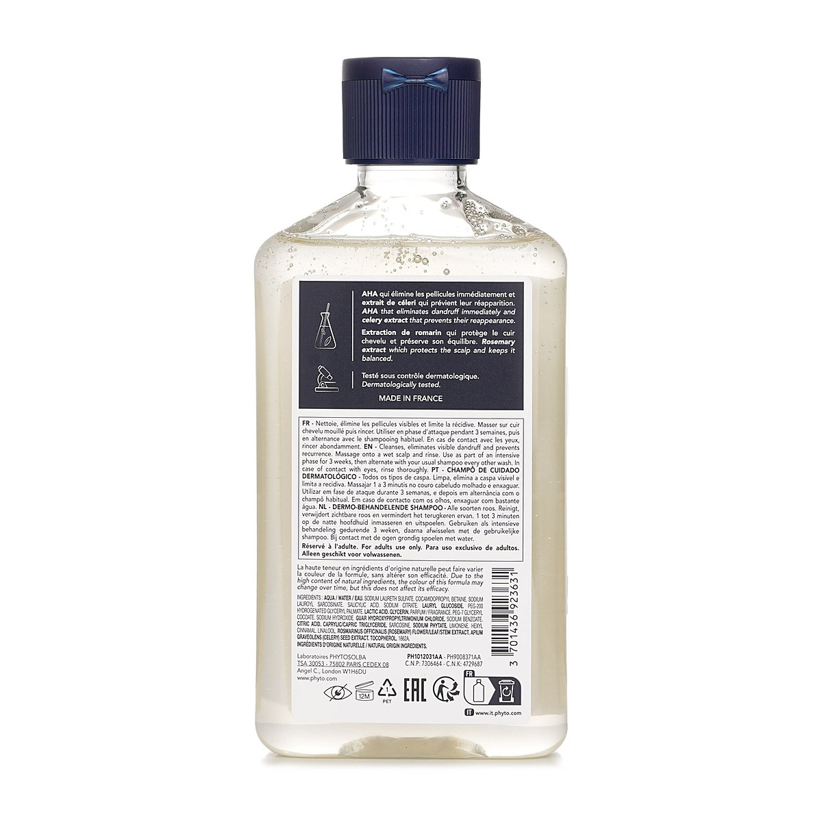 Phyto Anti Dandruff Dermo Treating Shampoo 250ml
