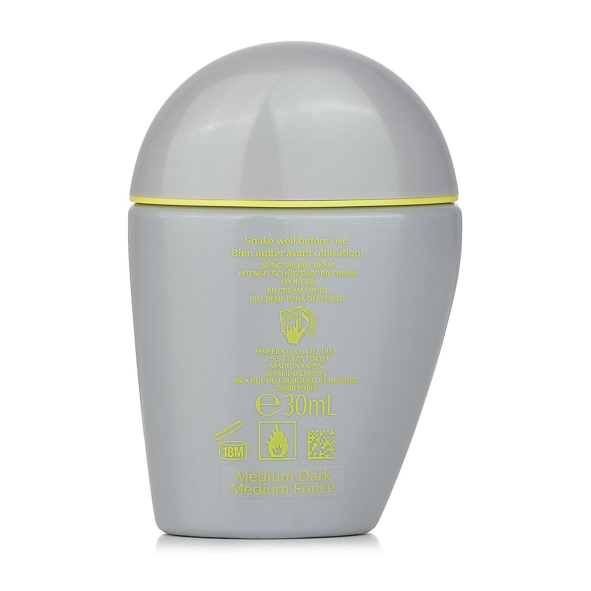 Shiseido Sports BB SPF 50+ Szybkoschnący i bardzo odporny na wodę Medium Dark 30ml/1oz