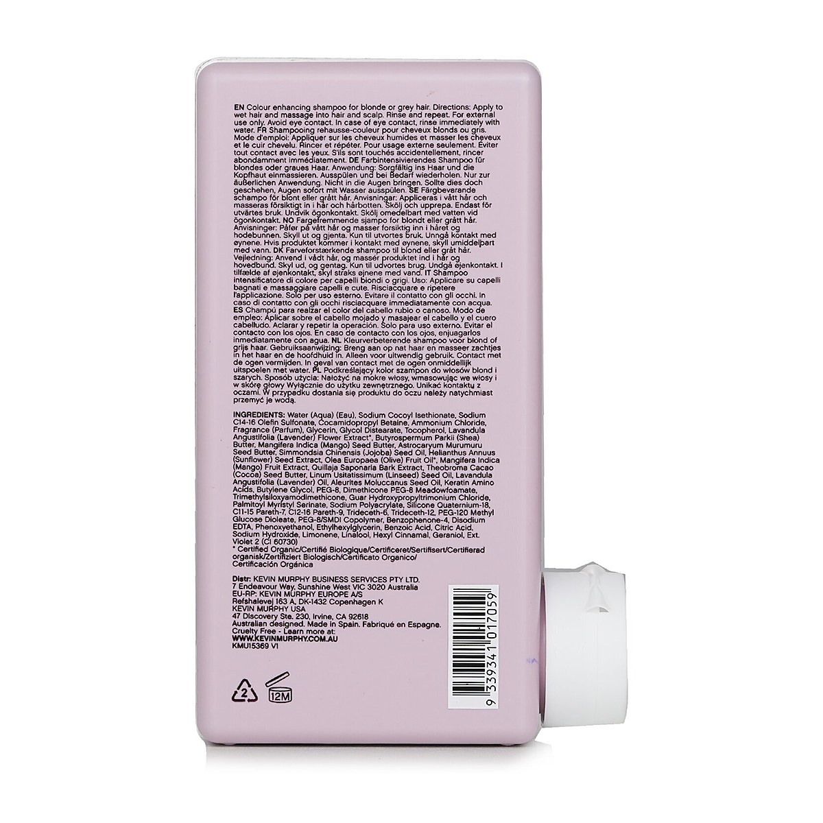 Kevin.Murphy Blonde.Angel.Wash (Colour Enhancing Shampoo - For Blonde Hair) 250ml/8.4oz