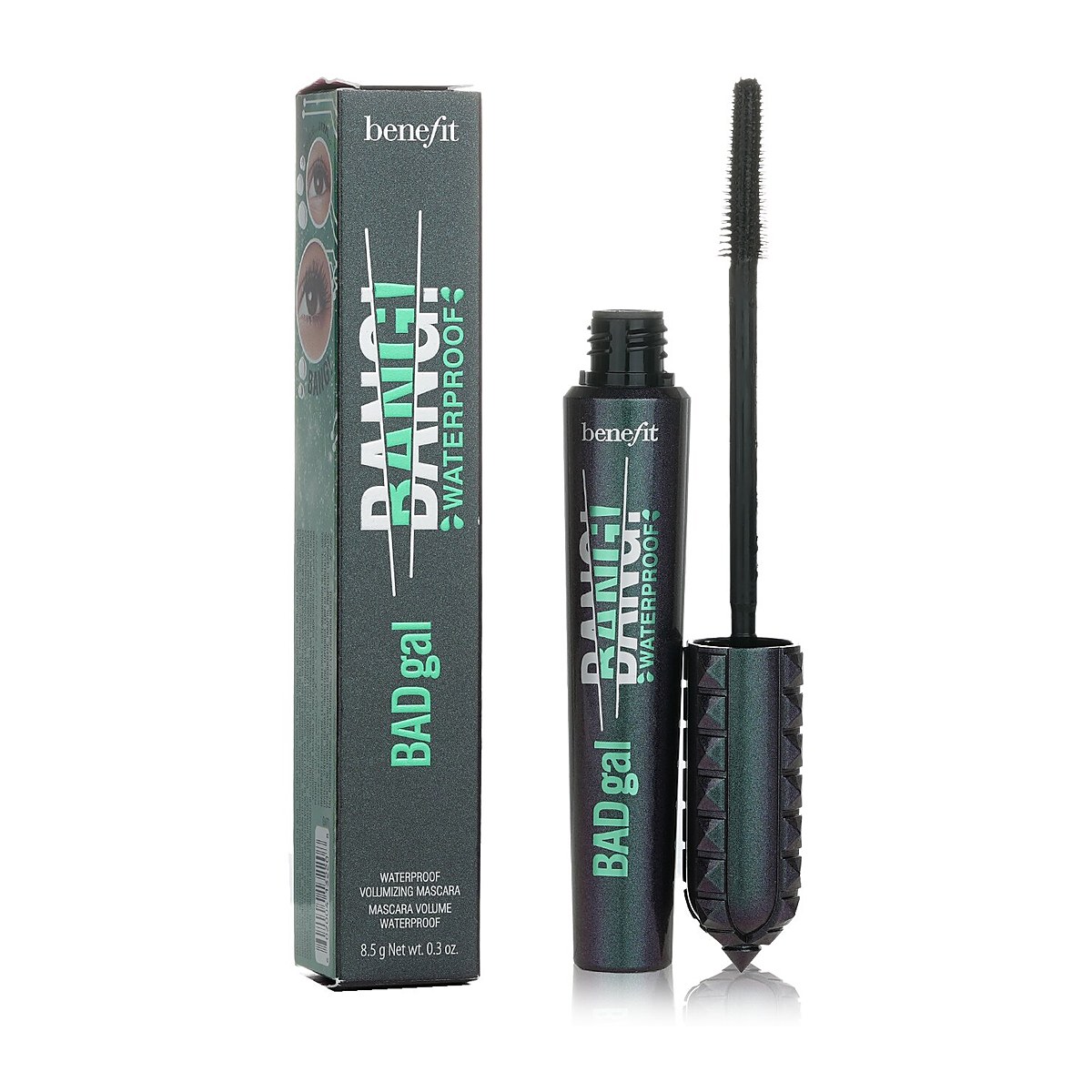 Benefit BADgal BANG!ウォータープルーフ ボリューマイジング マスカラ インテンス ピッチ ブラック 8.5g/0.3oz