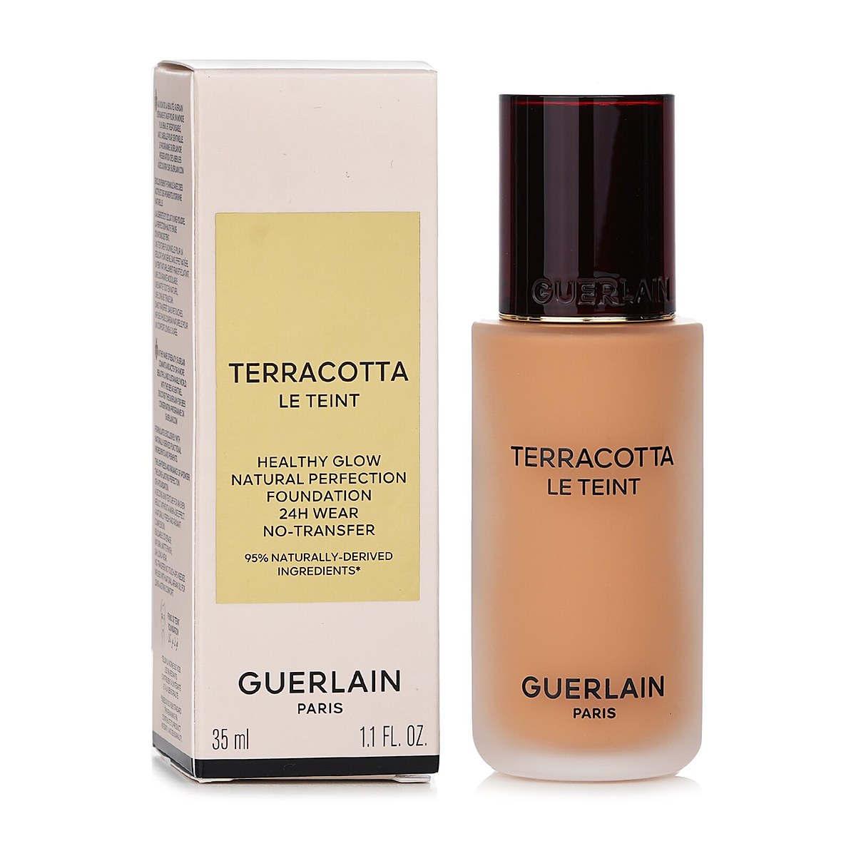 Guerlain Terracotta Le Teint Healthy Glow Natural Perfection Foundation 24H Wear No Transfer 4N Neutral 35ml/1.1oz
