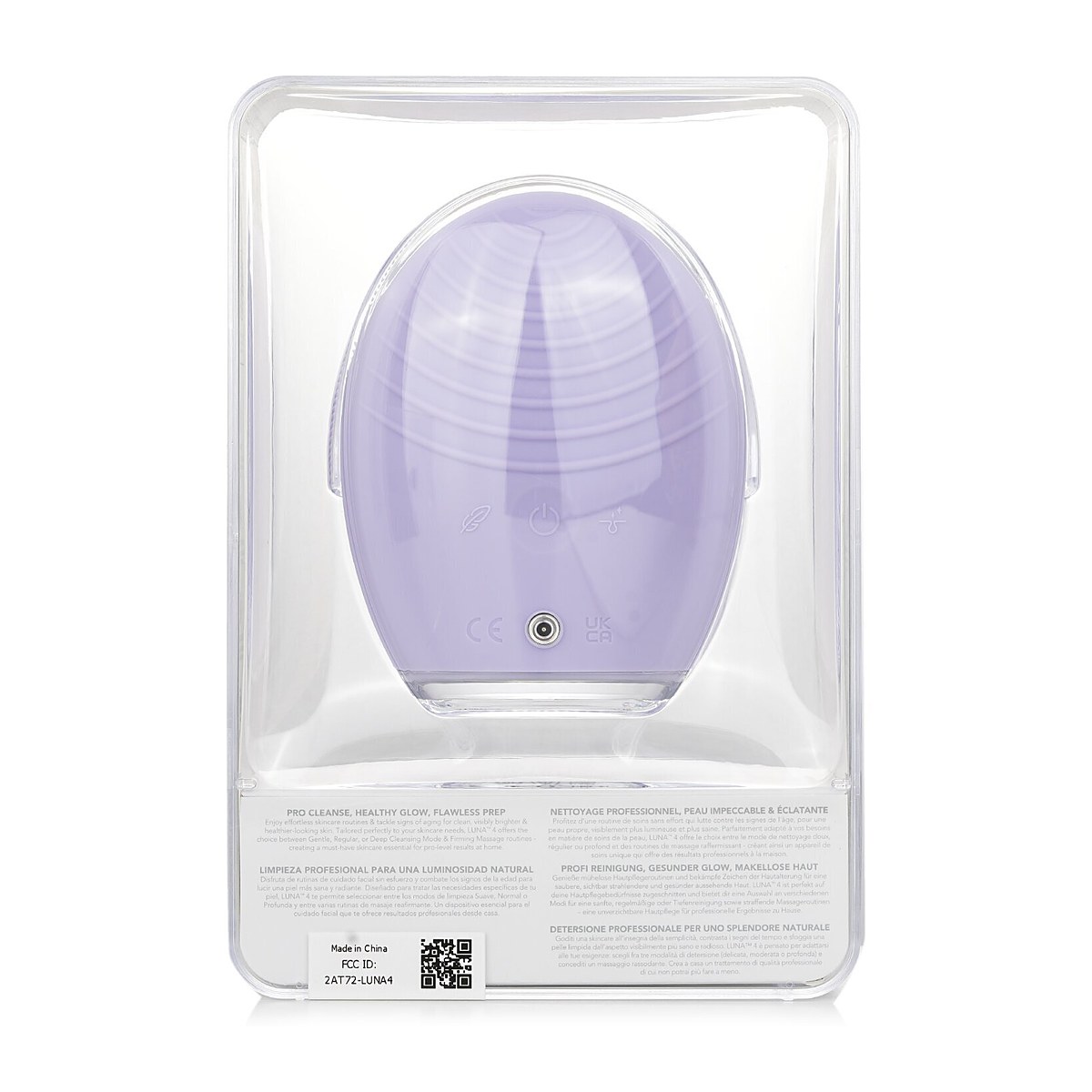 FOREO Luna 4 2-In-1 Smart Facial Cleansing & Firming Device (Sensitive Skin) 1pcs