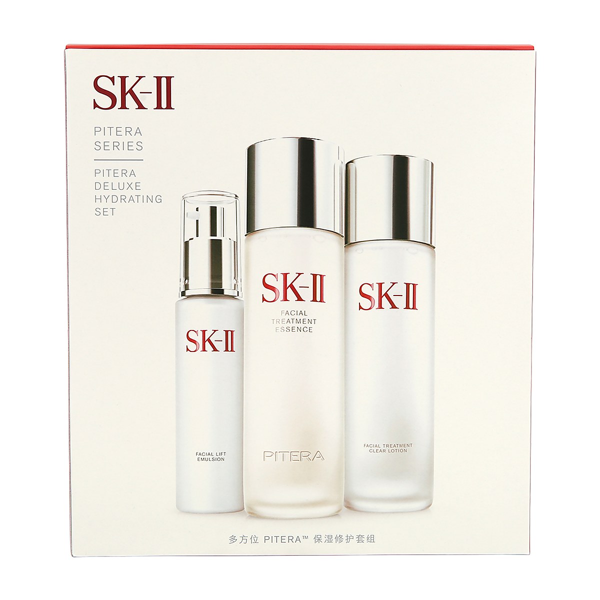SK-II Bộ 3 m&oacute;n dưỡng ẩm Pitera Deluxe: Facial Treatment Essence 230ml + Facial Lift Emulsion 100g + Facial Treatment Clear Lotion 230ml 3pcs