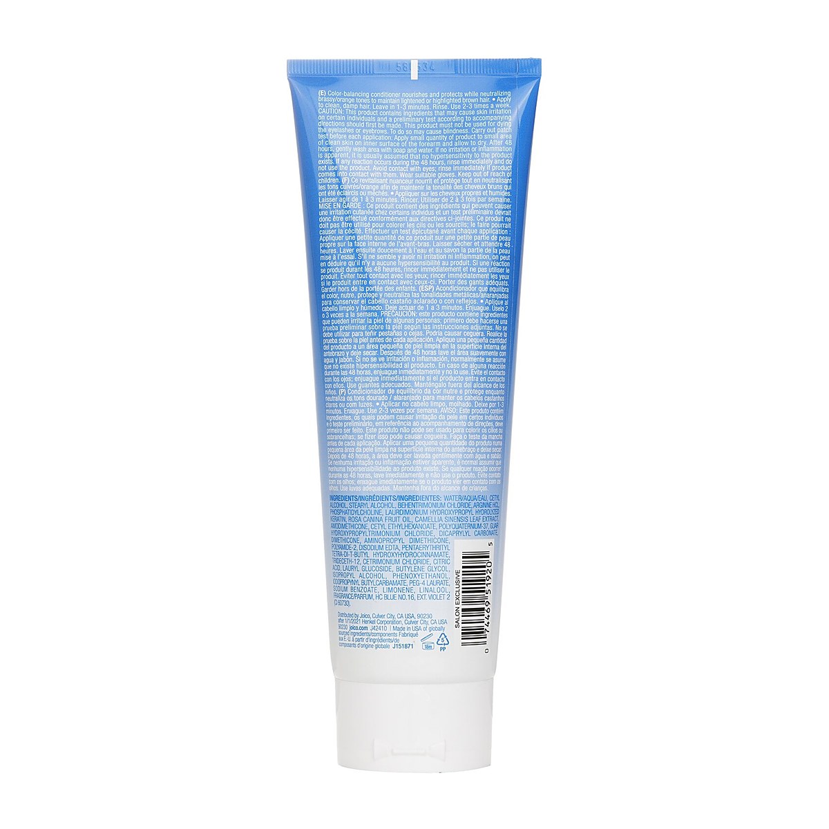 Joico カラー バランス ブルー コンディショナー 250ml/ 8.5oz