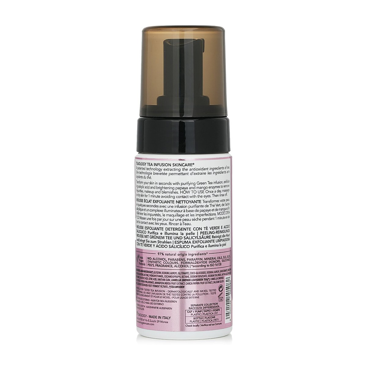 Teaology Tea Glow Exoliating Cleansing Foam 100ml/3.3oz