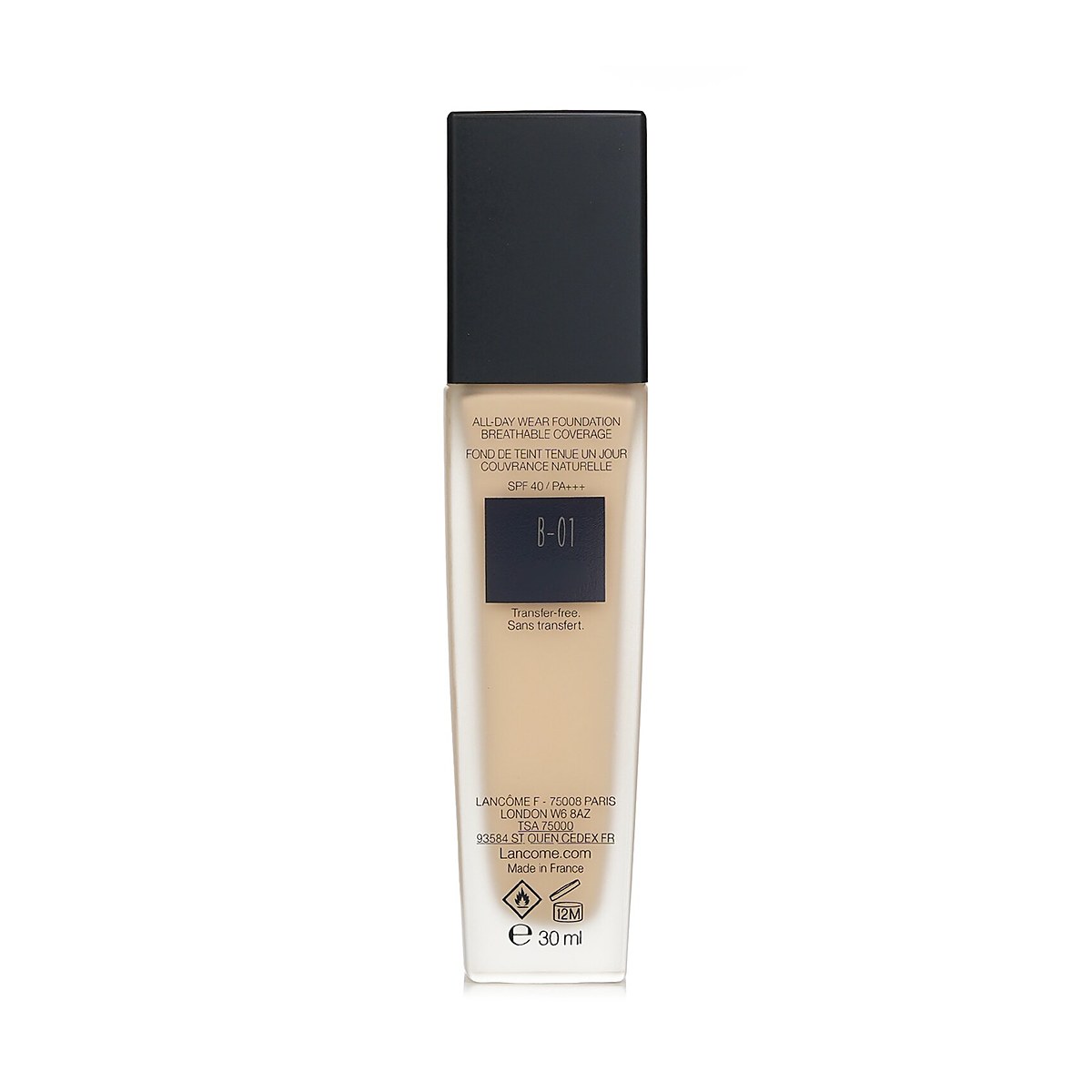 Lancome Teint Idole Ultra Wear All Day Wear Foundation SPF 40 B-01 30ml/1oz