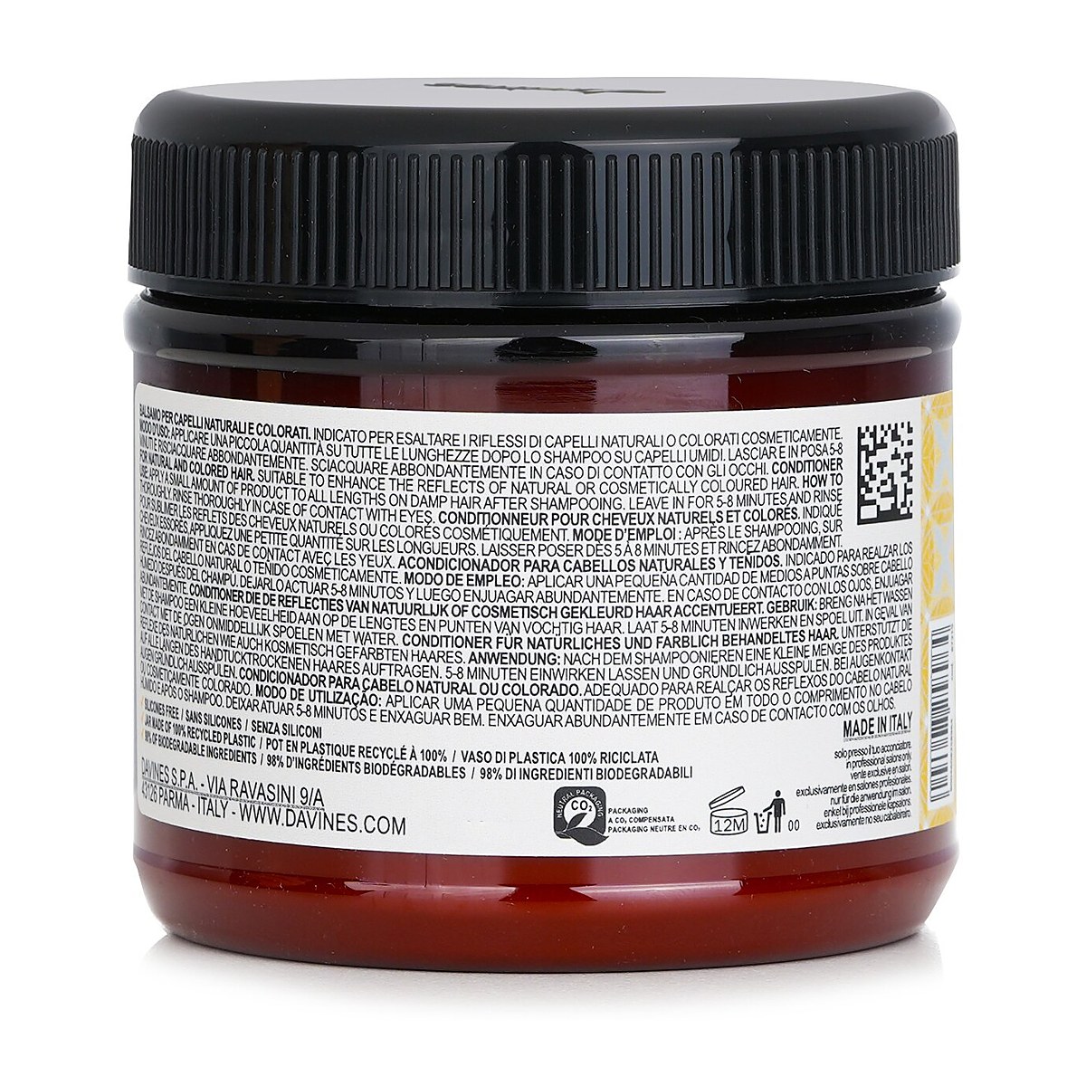 Davines 알케믹 컨디셔너 골든 (일반, 염색 모발용) 250ml/8.84oz