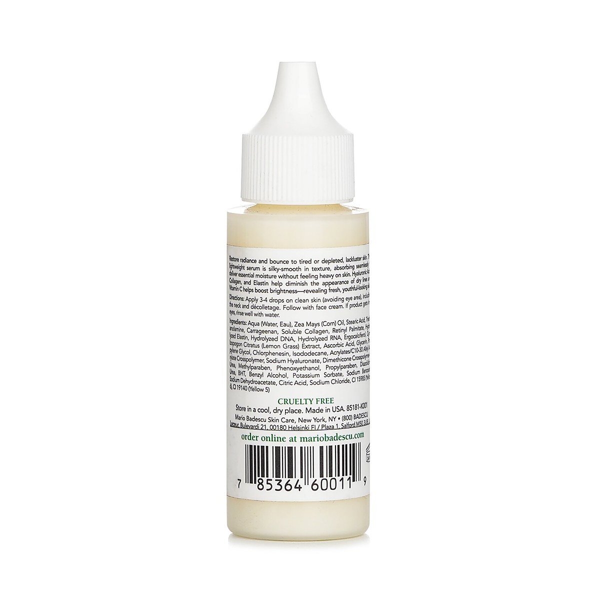 Mario Badescu 히알루로닉 에멀전 윗 비타민 C 29ml/1oz