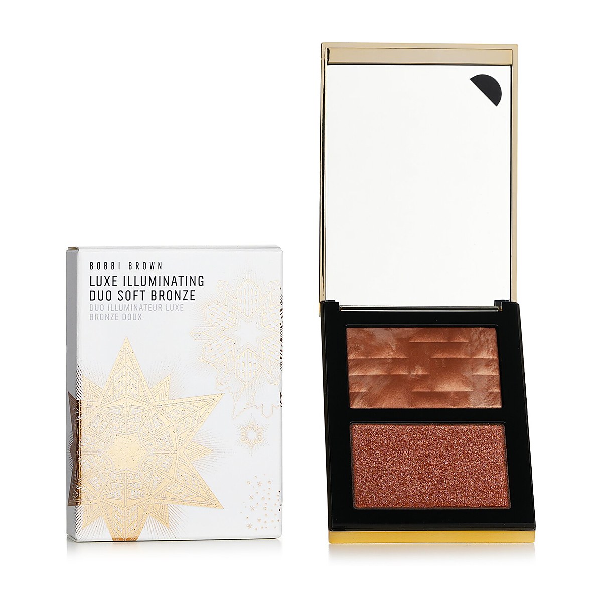 Bobbi Brown Luxe Illuminating Duo (Polvo Iluminador + Shimmering Powder) Soft Bronze 6.5g/0.22oz