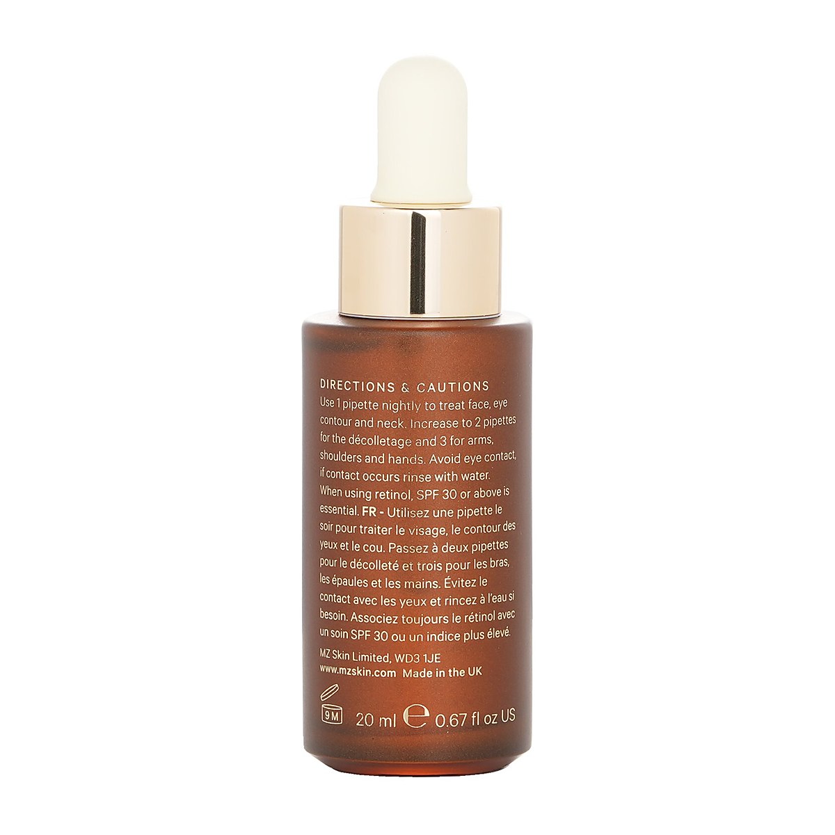 MZ Skin Retinol Skin Booster 2% Encapsulated Vitamin A Resurfacing Treatment 20ml/0.67oz