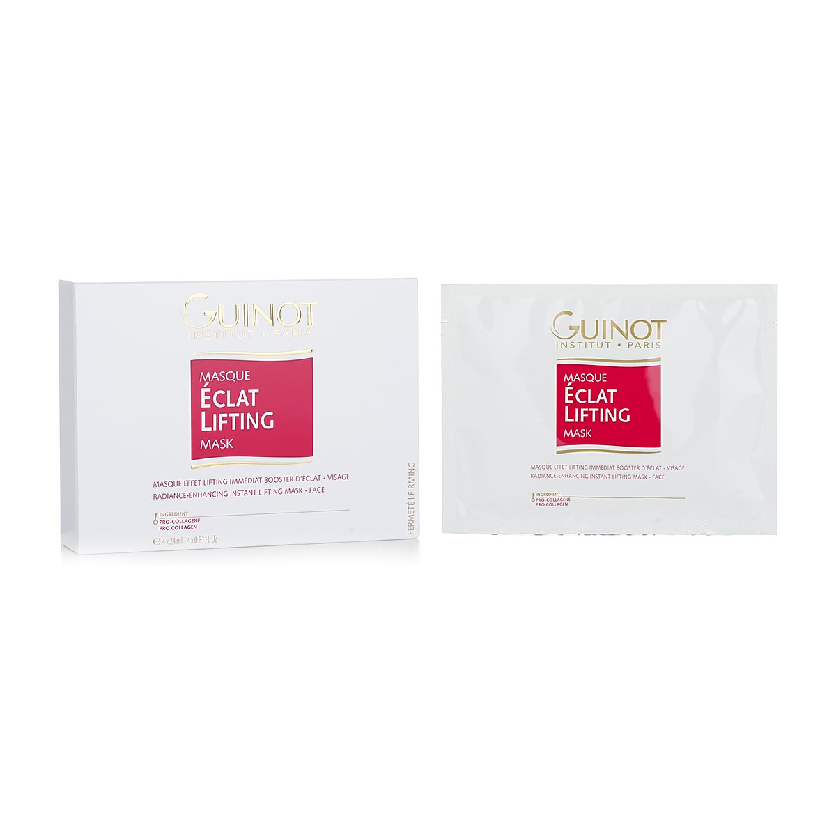 Guinot Radiance Enhancing Instant Lifting Mask 4x24ml/0.81oz