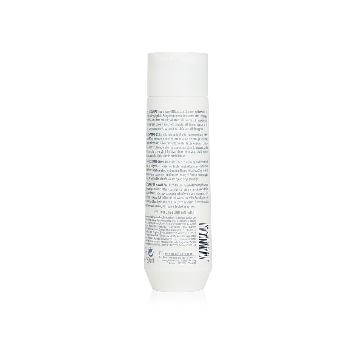 Goldwell 듀얼 센스 컬 & 웨이브 하이드레이팅 샴푸 (곱슬 & 웨이브 모발용) 250ml/8.4oz