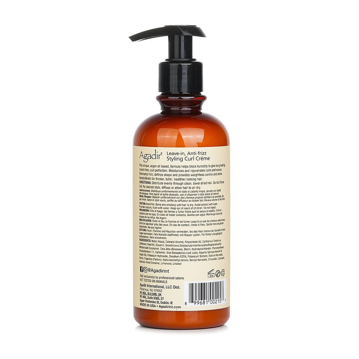 Agadir Argan Oil Crema para peinar rizos (para todo tipo de cabello) 295.7ml/10oz