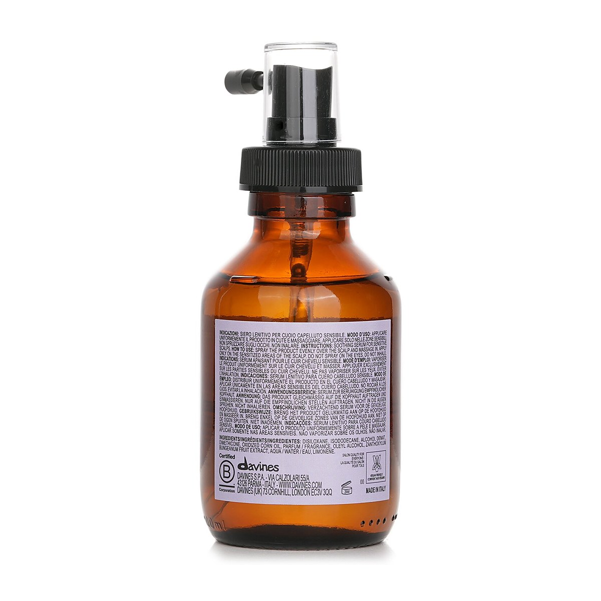 Davines Natural Tech Calming Superactive Soothing Serum (For Sensitive Scalp) 100ml/3.38oz