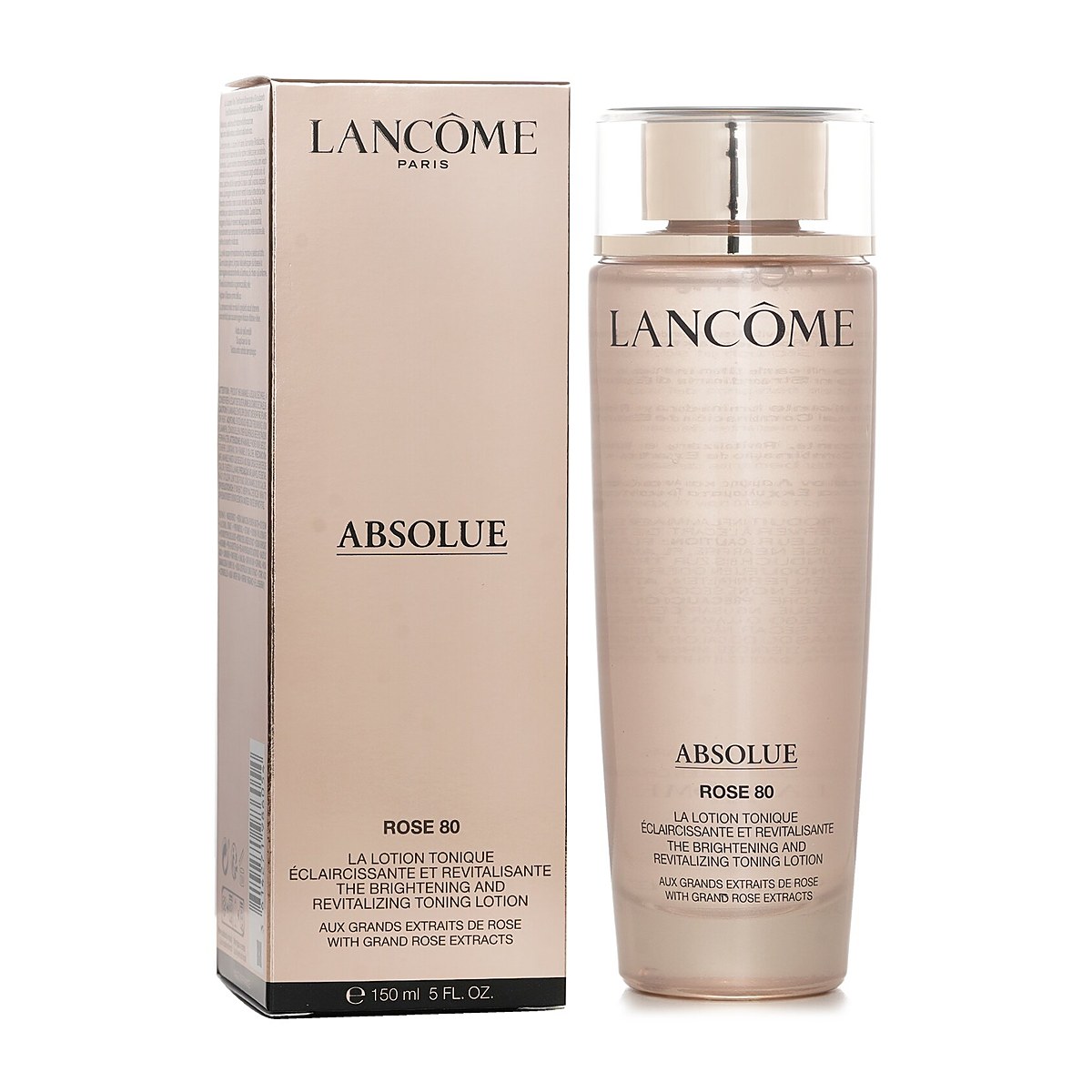 Lancome アブソリュ ローズ 80 ザ ブライトニング & リバイタライジング トーニング ローション 150ml/5oz