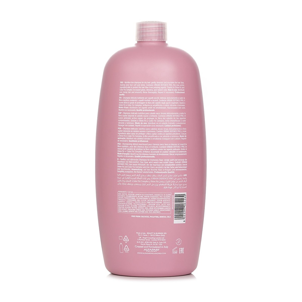 AlfaParf شامبو خفيف مغذٍ Semi Di Lino Moisture (للشعر الجاف) 1000ml/33.8oz
