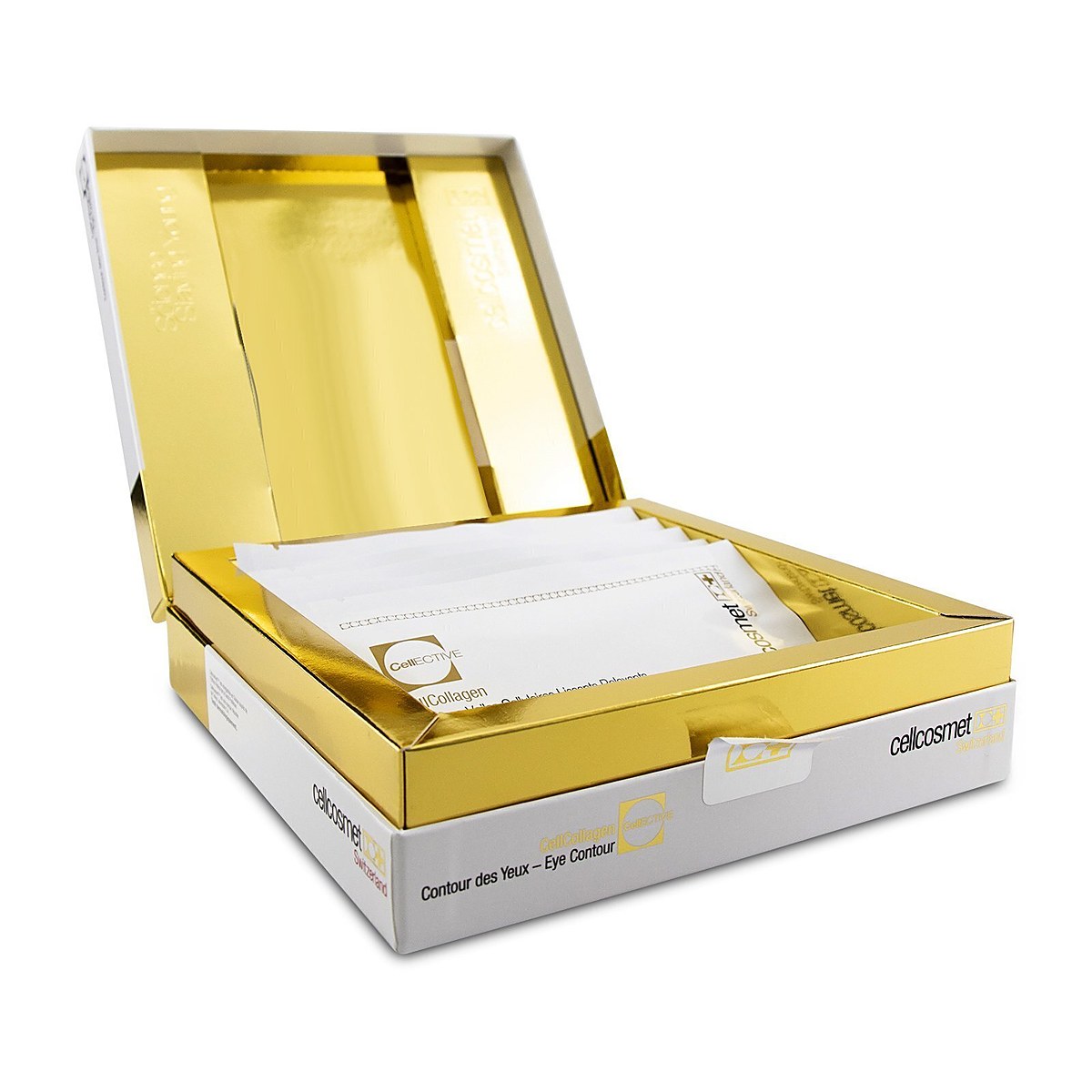 Cellcosmet & Cellmen Cellcosmet CellEctive CellCollagen Eye Contour Relaxing Smoothing Cellular Sheet Masks 5x2patchs