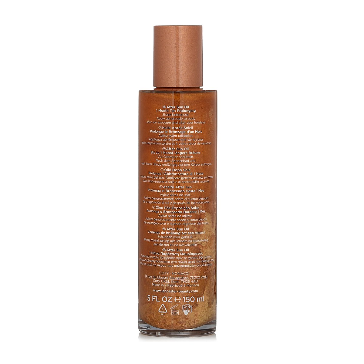 Lancaster Olejek Golden Tan Maximizer przedłużający opaleniznę na 1 miesiąc po opalaniu 150ml/5oz
