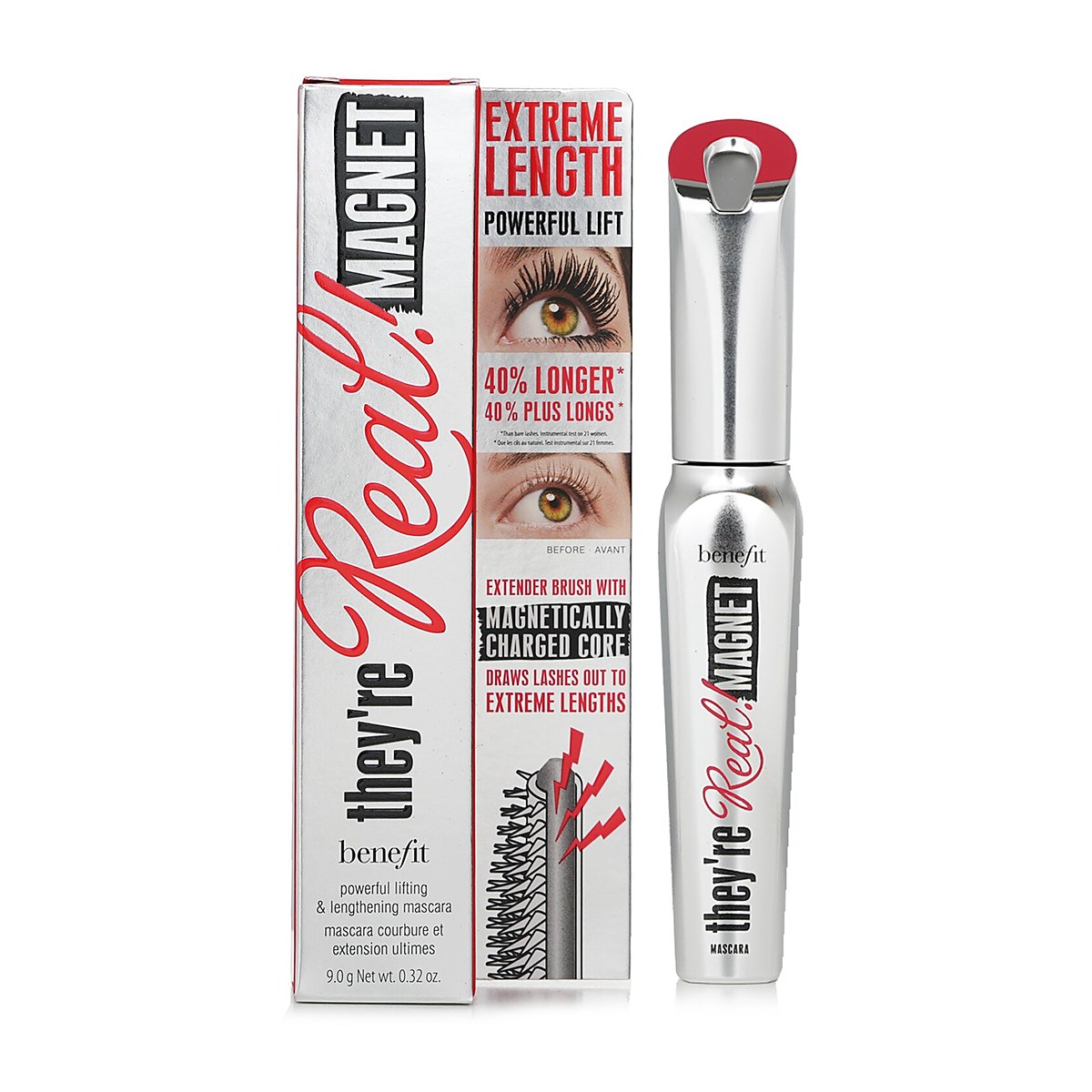 Benefit They're Real! Magnet Powerful Lifting & Lengthening Mascara Supercharged Black 9g/0.32oz