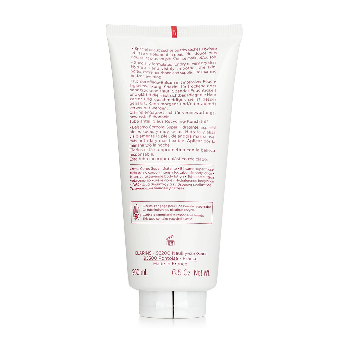 Clarins 모이스처 리치 바디 로션 위드 시어 버터 - 건성 피부용 200ml/7oz