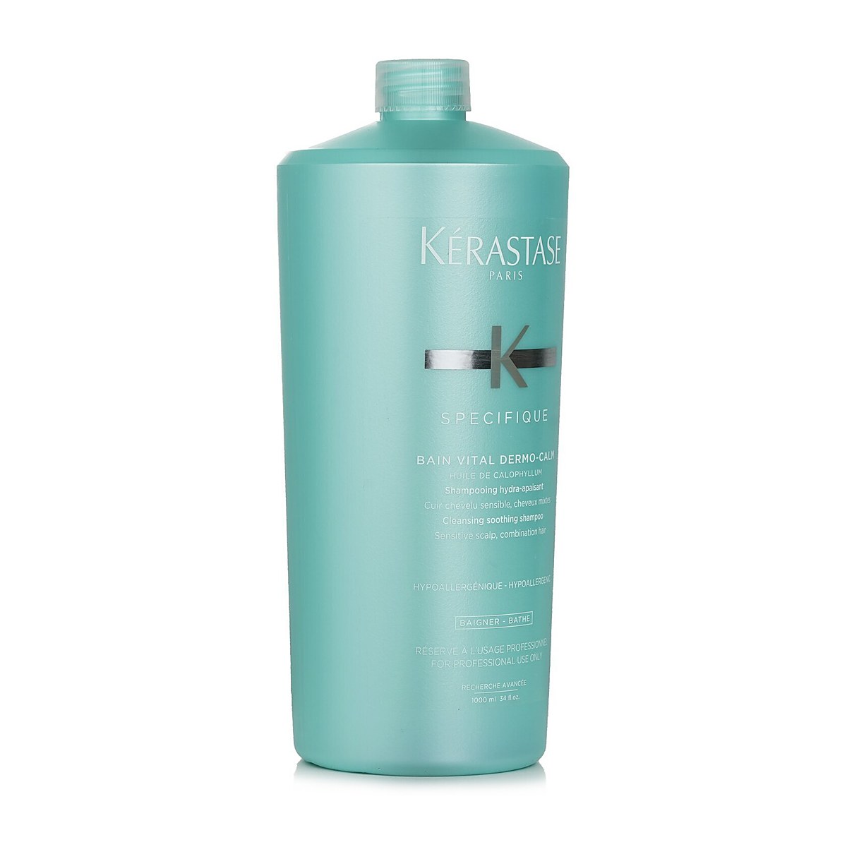 Kerastase Specifique Bain Vital Dermo-Calm Cleansing Soothing Shampoo (Sensitive Scalp, Combination Hair) 1000ml/34oz