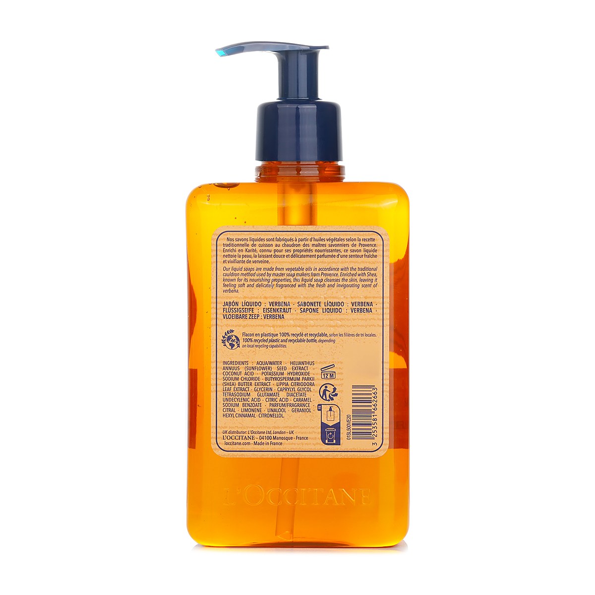 L'Occitane صابون سائل بالخزامى لليدين والجسم 500ml/16.9oz