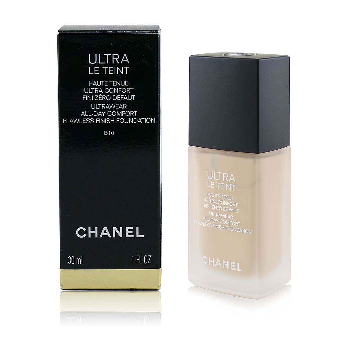 Chanel Ultra Le Teint Ultrawear All Day Comfort Flawless Finish Foundation B10 30ml/1oz