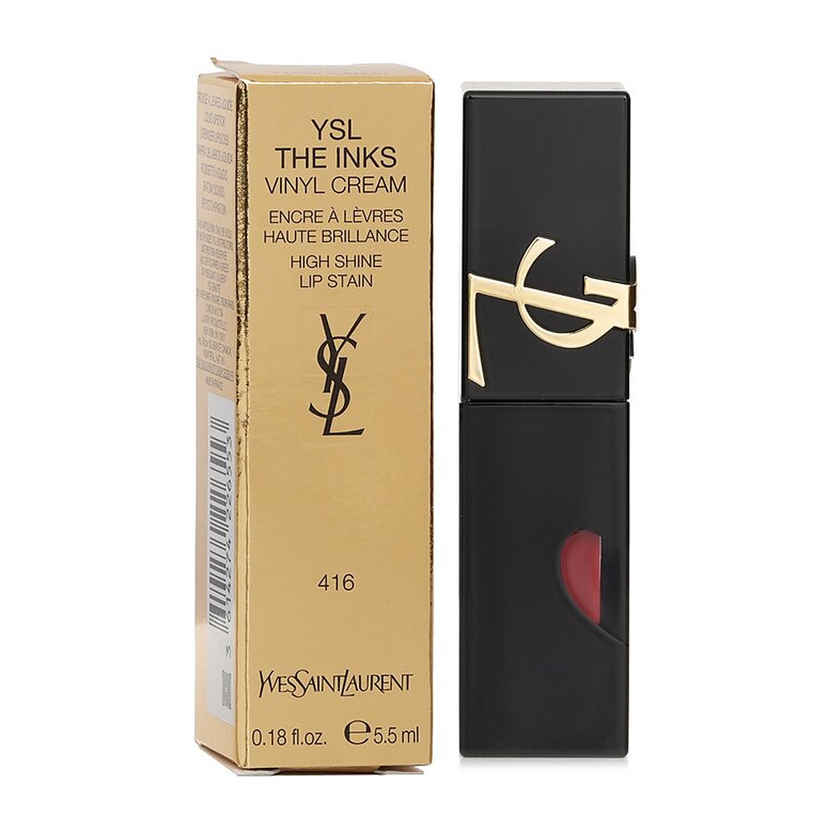 Yves Saint Laurent The Inks Vinyl Cream High Shine Lip Stain 416 Chili Provocation 5.5ml