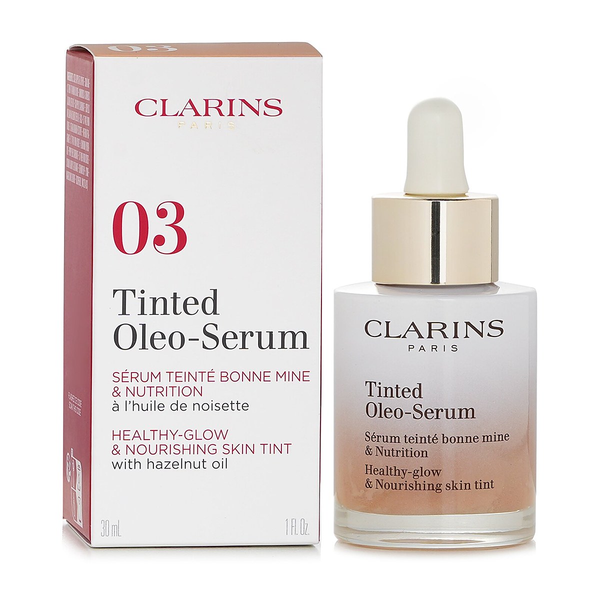 Clarins Tinted Oleo Serum Healthy Glow & Nourishing Tint Liquid Foundation 03 30ml/1oz
