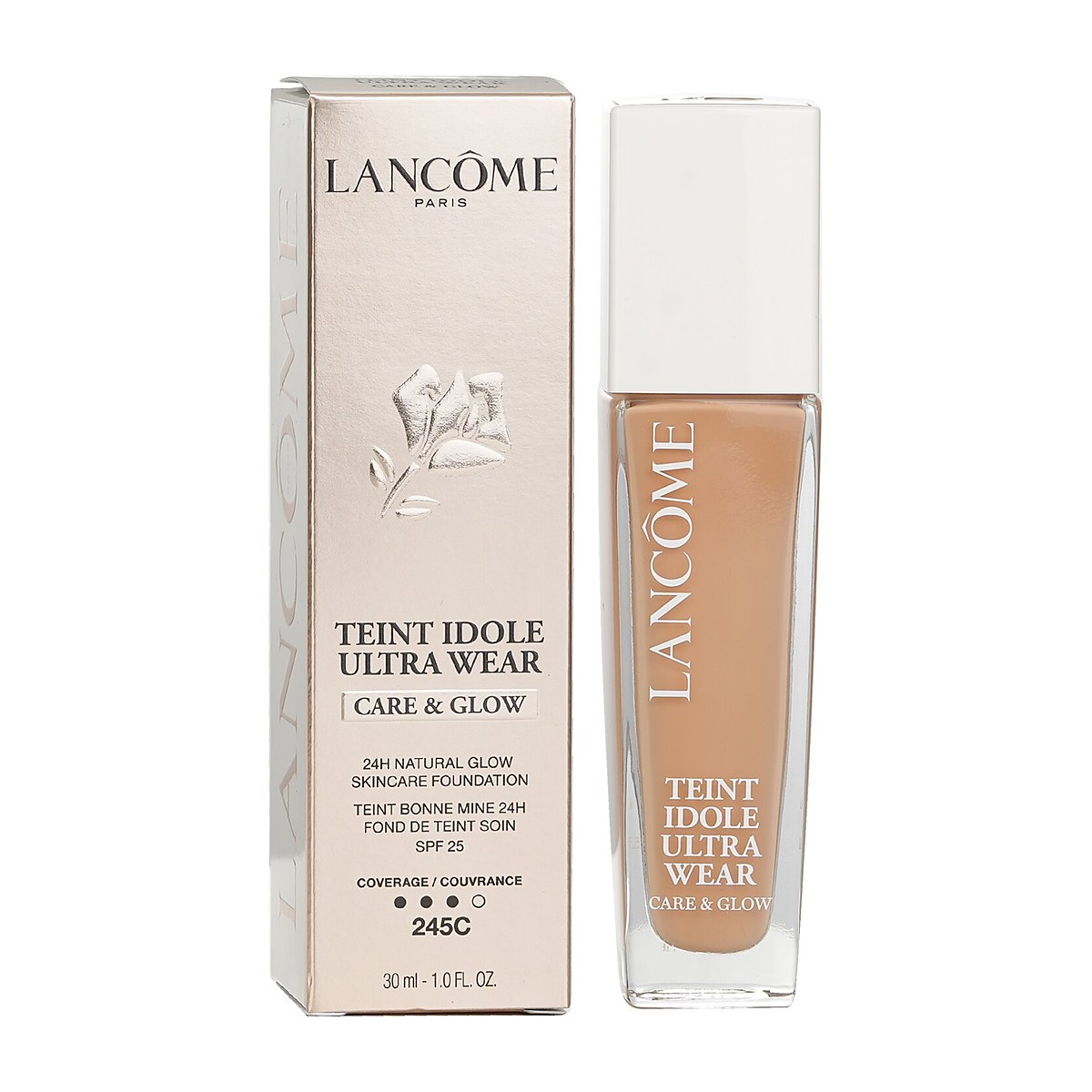 Lancome Teint Idole Ultra Wear Care & Glow Base de maquillaje 245C 30ml/1oz